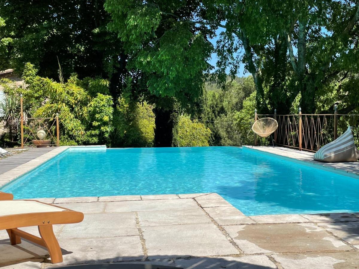 Jolie Annexe Du Mas Dans Le Coeur De La Garrigue Nimoise Villa Nimes Exterior photo
